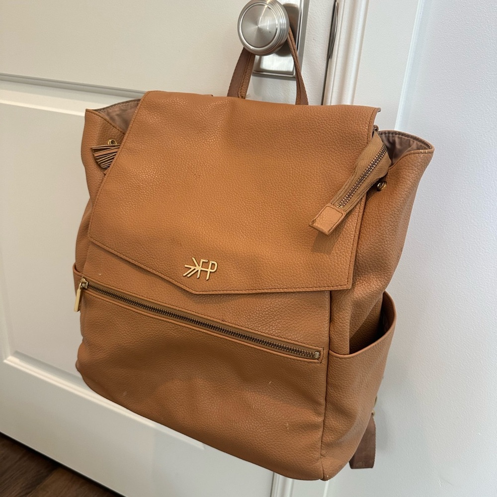 Freshly Picked Leather Diaper Bag